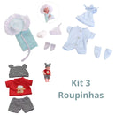 Kit Roupinhas para Reborns de 30 a 35cm (Promoção)