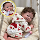 Boneca Reborn Realista Malu Silicone Sólido